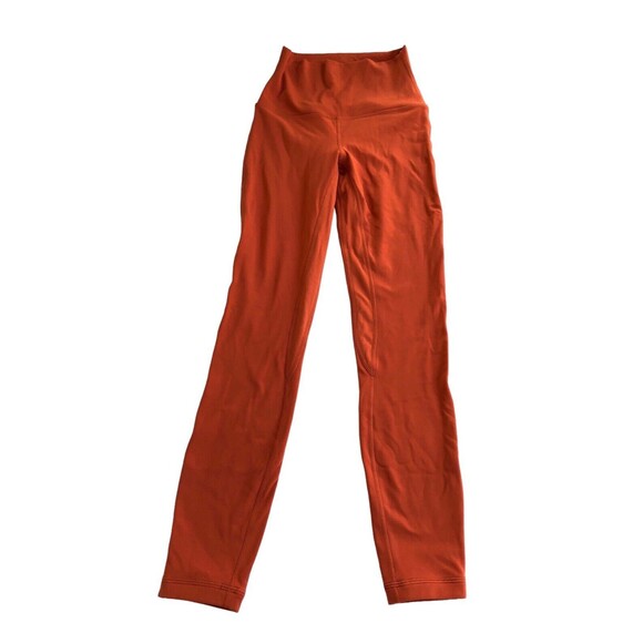 Lululemon DOUBLE Align Pants LW5CTCS Terra Orange Women’s 2 - Picture 3 of 7
